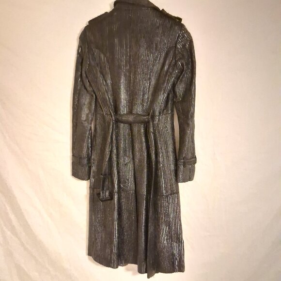 Burberry Prorsum Leather coat Pristine condition size US 4/ IT 38 - Picture 4 of 9